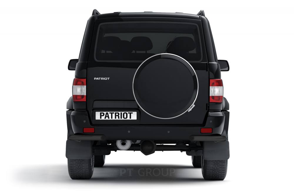 Защита заднего бампера угловая Ø63мм ШАГРЕНЬ (ППК) UAZ Patriot 2014- от производителя ПТ ГРУПП