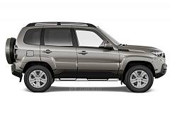 Защита порогов с накладками  Ø63мм ИСКРА (ППК) LADA Niva Travel 2021-/ LADA Niva 2020-/ CHEVROLET Niva 2009-2020 от производителя ПТ ГРУПП