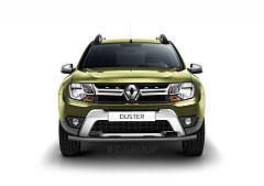 Защита переднего бампера одинарная Ø63мм (ППК) RENAULT Duster 2016-20/ NISSAN Terrano 2014- от производителя ПТ ГРУПП