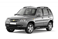Защита порогов с площадкой Ø63мм (ППК) CHEVROLET Niva 2009-2020/ LADA Niva Travel 2021- от производителя ПТ ГРУПП