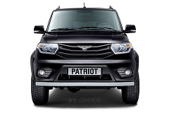 Защита переднего бампера одинарная Ø63мм ИСКРА (ППК) UAZ Patriot 2014- от производителя ПТ ГРУПП