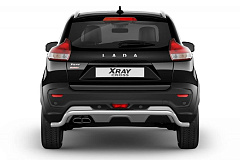 Защита заднего бампера Ø51мм "Волна" (НПС) LADA XRay Cross 2018- от производителя ПТ ГРУПП