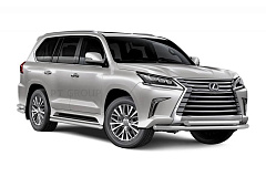 Защита порогов окантовка Ø51мм (НПС) LEXUS LX 450D 2015- от производителя ПТ ГРУПП