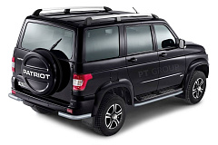 Защита порогов окантовка Ø51мм ИСКРА (ППК) UAZ Patriot 2014- от производителя ПТ ГРУПП