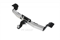 ТСУ /съемный квадрат/ с НЕРЖ накладкой TOYOTA LC PRADO 150 2009-/ LC Prado 120 2002-09/ LEXUS GX 460 2010-2013 от производителя ПТ ГРУПП