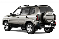 Защита порогов с накладками  Ø63мм ШАГРЕНЬ (ППК) LADA Niva Travel 2021-/ LADA Niva 2020-/ CHEVROLET Niva 2009-2020 от производителя ПТ ГРУПП
