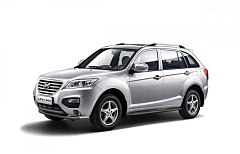 Защита порогов с алюм. площадкой Ø51мм ШАГРЕНЬ (ППК) LIFAN X60 2012- от производителя ПТ ГРУПП