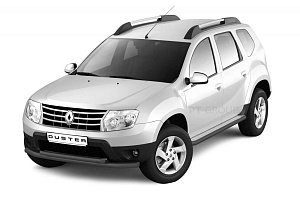 Защита порогов с алюм. площадкой Ø51мм «Эстонец» (ППК) RENAULT Duster 2012-20/ NISSAN Terrano 2014-