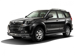 Защита порогов с алюм. площадкой Ø51мм ШАГРЕНЬ (ППК) GREAT WALL HOVER H3 2014-2016 от производителя ПТ ГРУПП