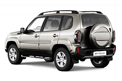 Защита порогов с накладками Ø63мм (НПС) LADA NIVA Travel 2021-/ LADA NIVA 2020-/CHEVROLET Niva 2009-2020 от производителя ПТ ГРУПП