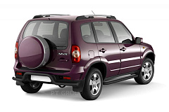 Защита порогов с алюм. площадкой Ø51мм (ППК) CHEVROLET Niva 2009-2020/ LADA Niva 2020-/ LADA Niva Travel 2021- от производителя ПТ ГРУПП