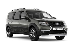 Защита переднего бампера одинарная Ø51мм (НПС) LADA Largus 2021-/ LADA Largus Сross 2021-s 2021- от производителя ПТ ГРУПП